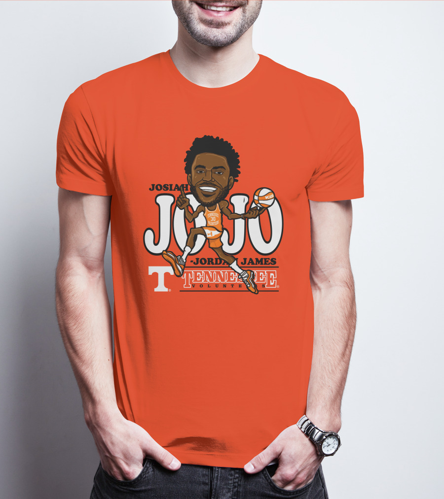 Josiah Jordan James JoJo Tennessee Volunteers Basketball T-Shirt