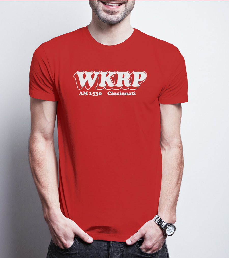 WKRP AM 1530 Cincinnati Super 70s Sports Radio T-Shirt