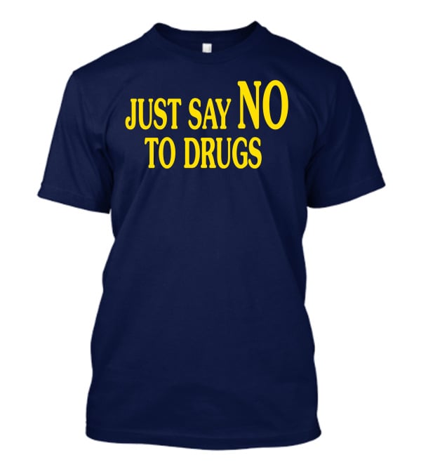 Lindsay Lohan Just Say No To Drugs Campaign Message T-Shirt