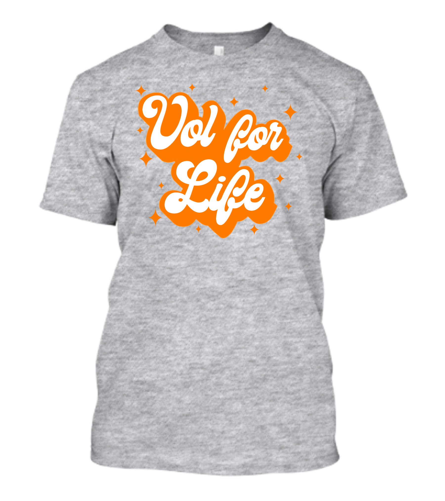 Vol For Life Alexis Foust Orange Sparkle T-Shirt
