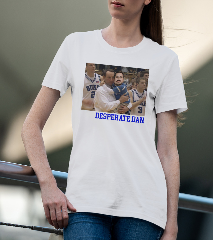 Desperate Dan Duke Basketball Marty Mush T-Shirt