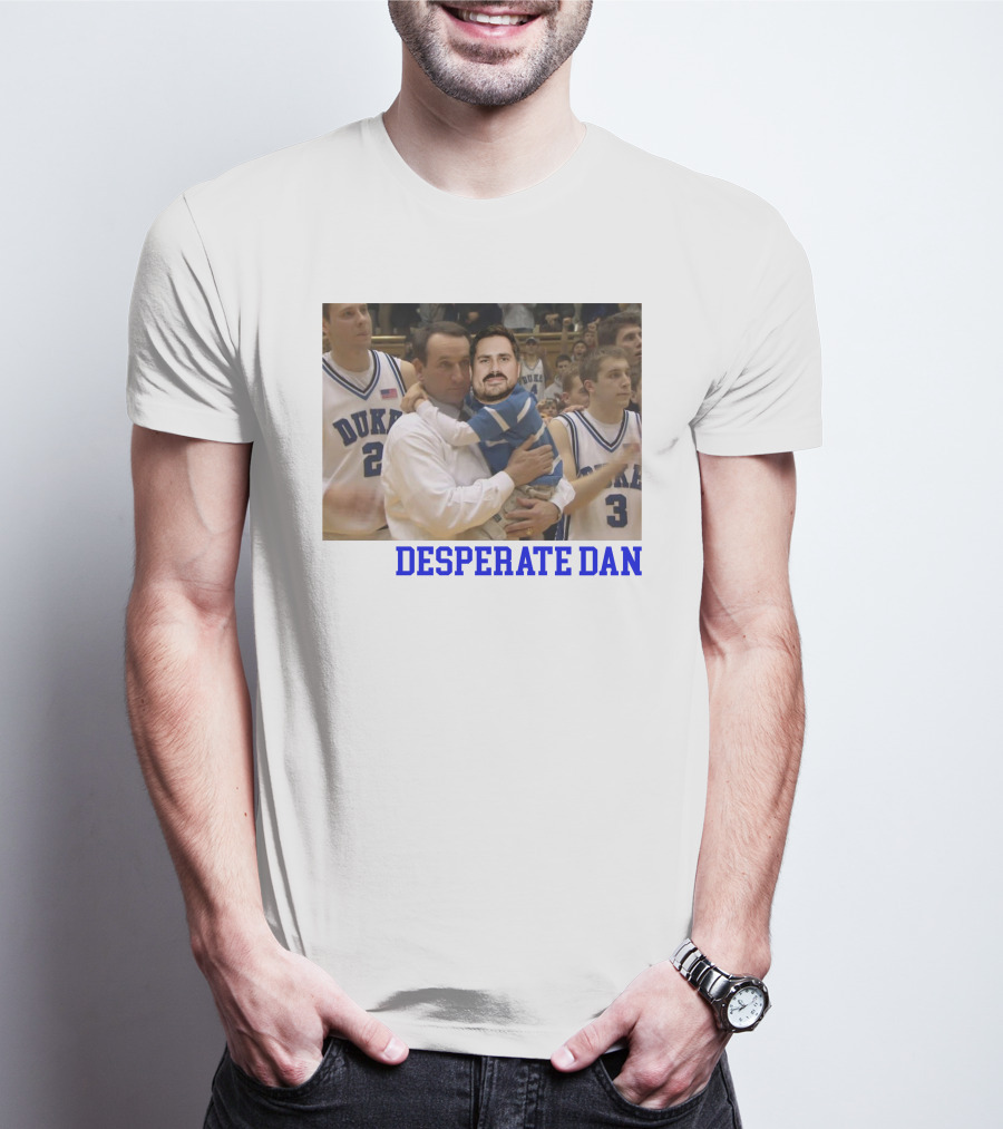 Desperate Dan Duke Basketball Marty Mush T-Shirt
