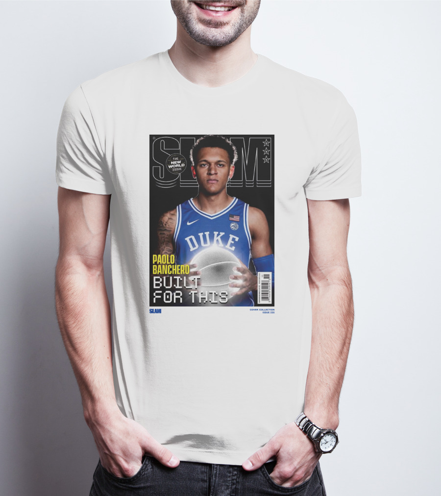 SLAM New World Issue Paolo Banchero Duke Built For This Issue 235 T-Shirt