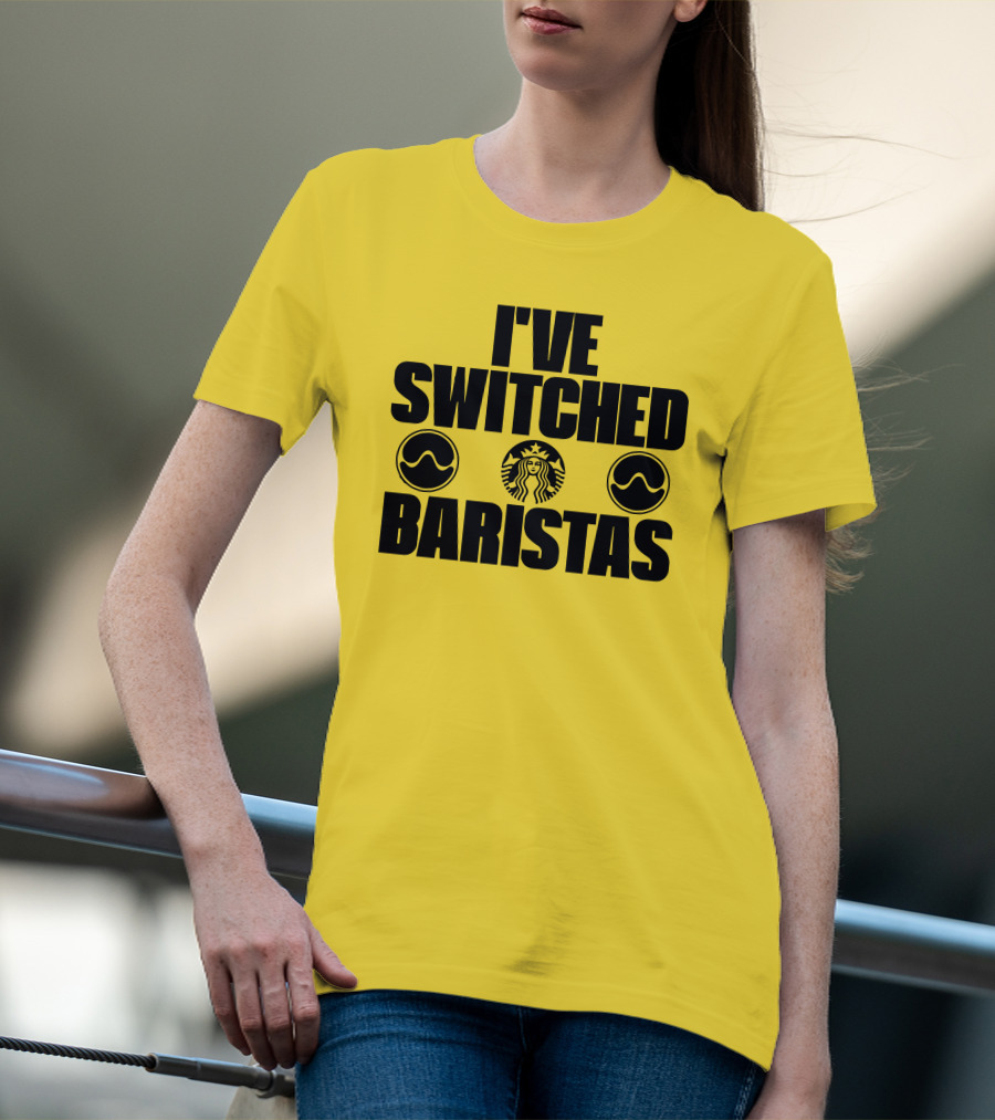 I've Switched Baristas Starbucks Pringles T-Shirt