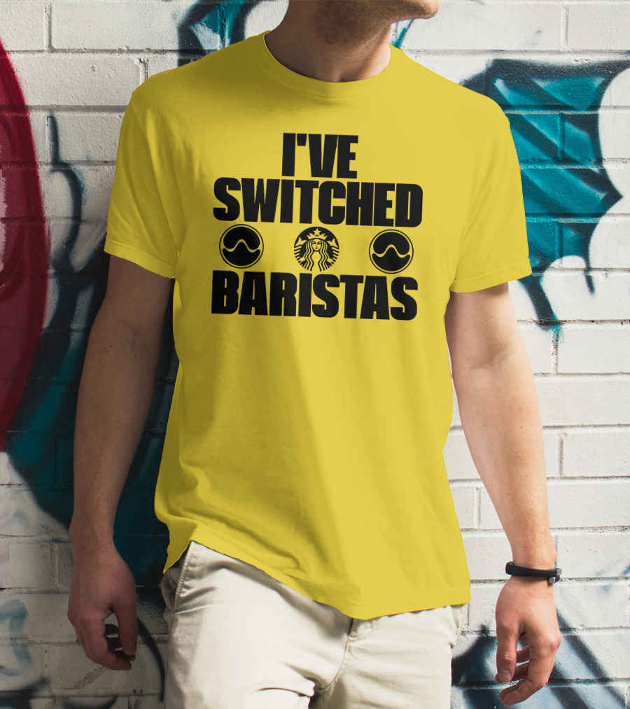 I've Switched Baristas Starbucks Pringles T-Shirt