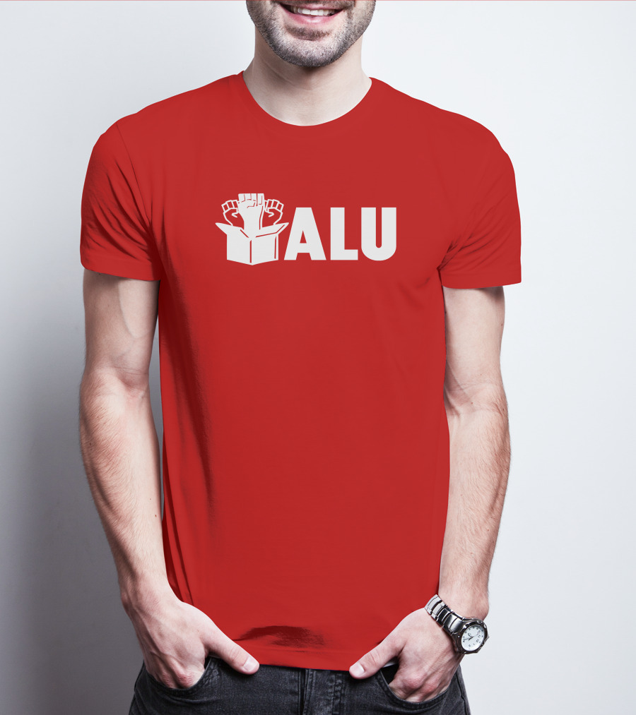 ALU Fist In Box Bold Red T-Shirt