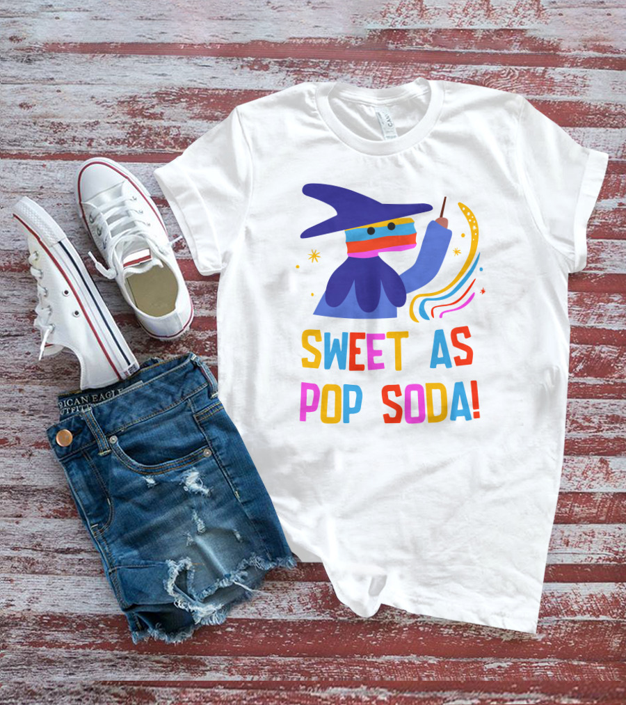 Bonte Avond Store Sweet As Pop Soda Colorful Wizard T-Shirt