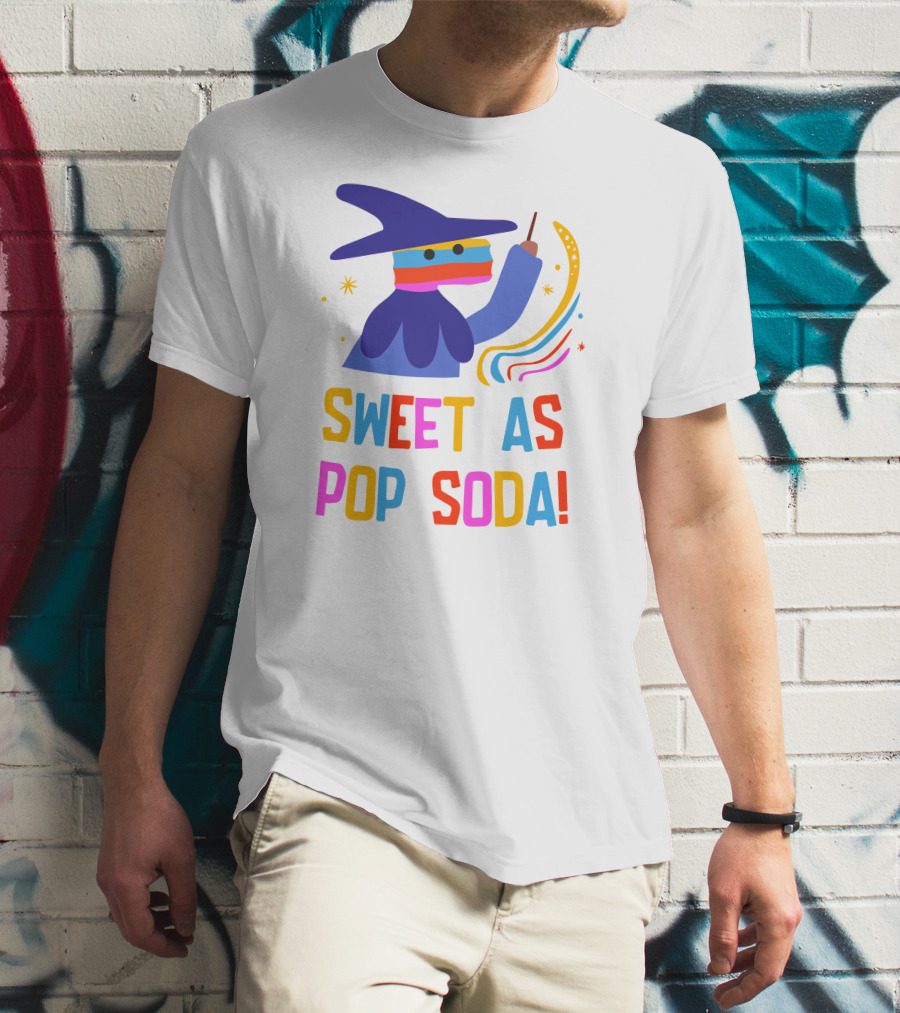 Bonte Avond Store Sweet As Pop Soda Colorful Wizard T-Shirt