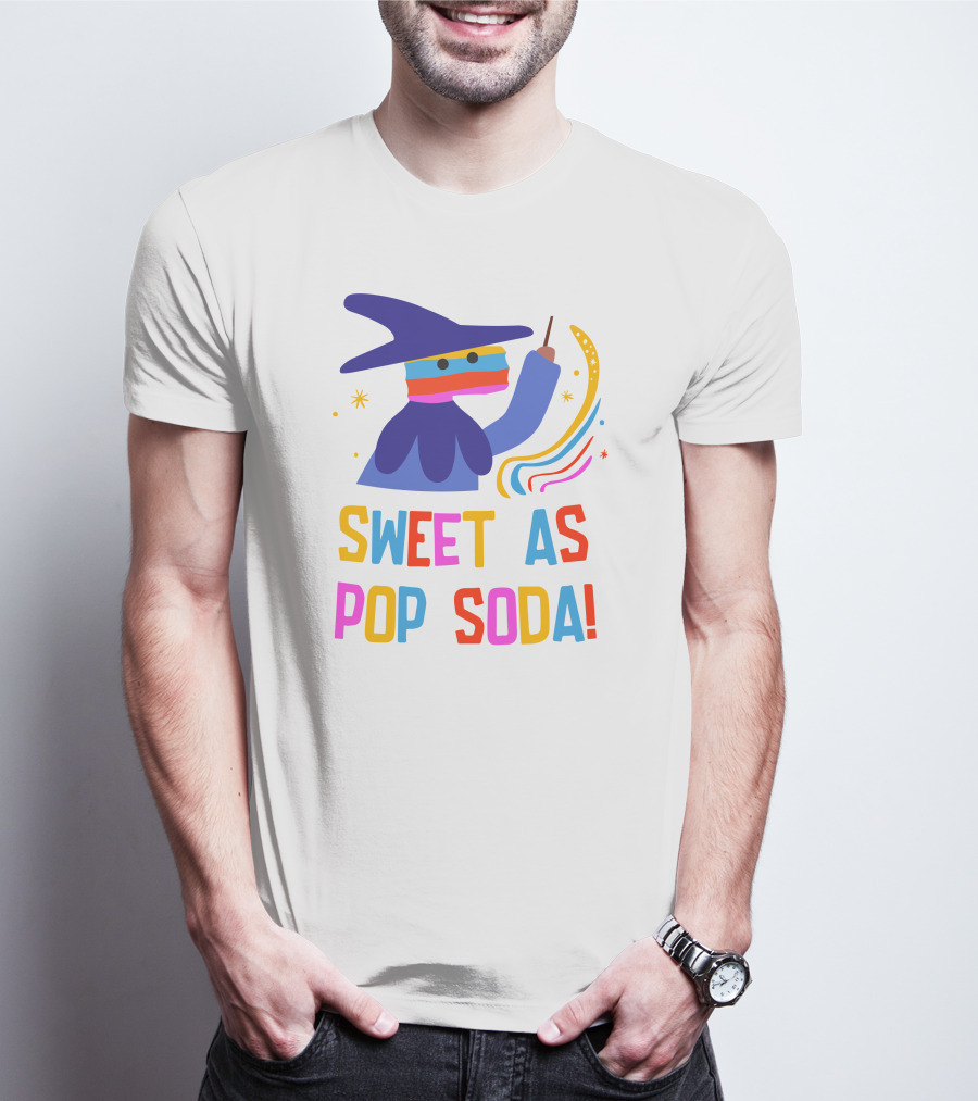 Bonte Avond Store Sweet As Pop Soda Colorful Wizard T-Shirt