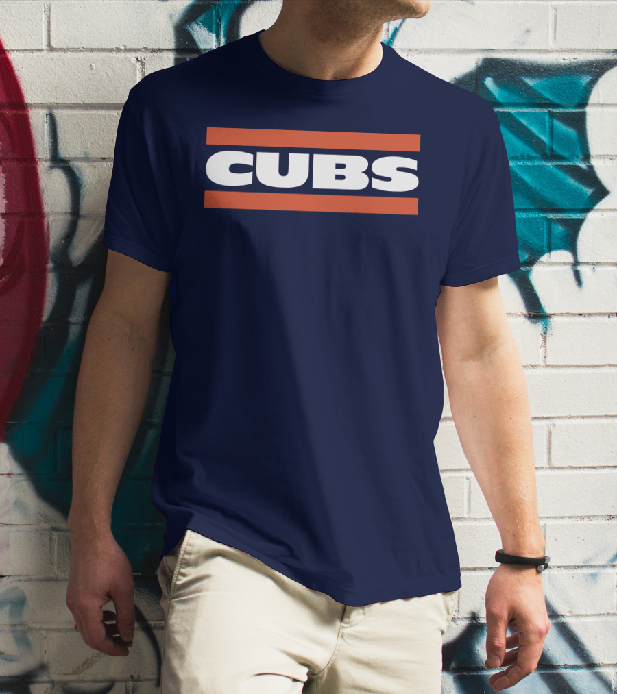 Obvious Cubs Vintage Style Navy Baseball Team Fan Gear T-Shirt