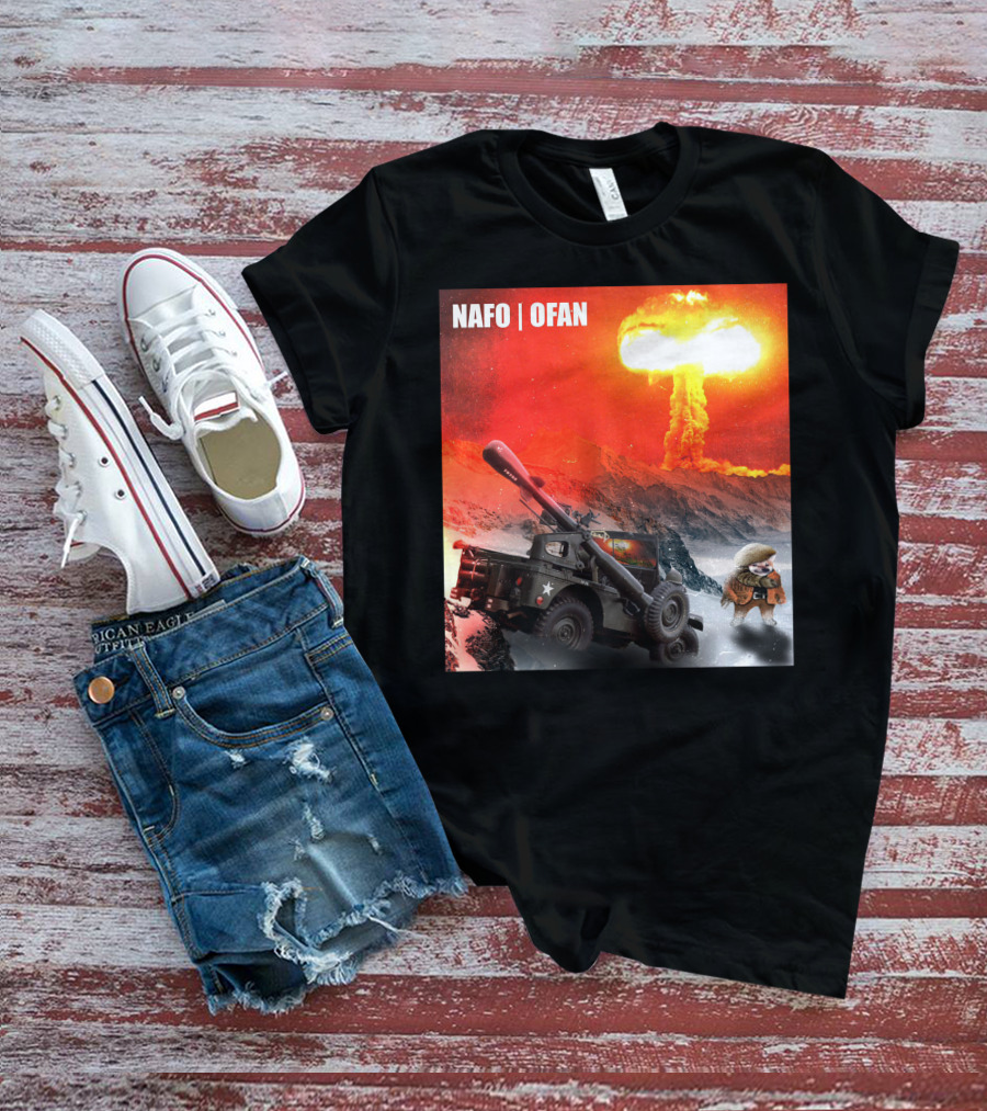 NAFO OFAN Crockett Rocket Explosion Scene T-Shirt