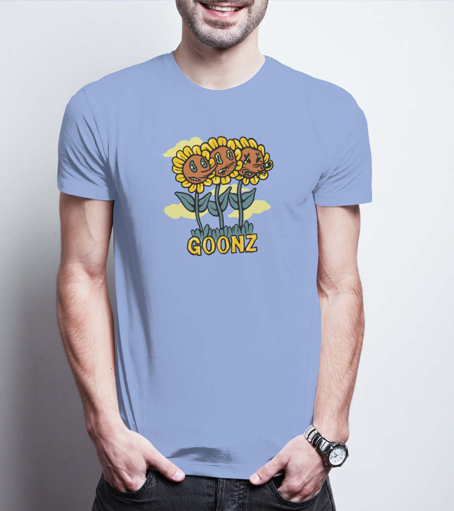 Cryptoon Goonz Flower Goonz Sunflower Faces T-Shirt
