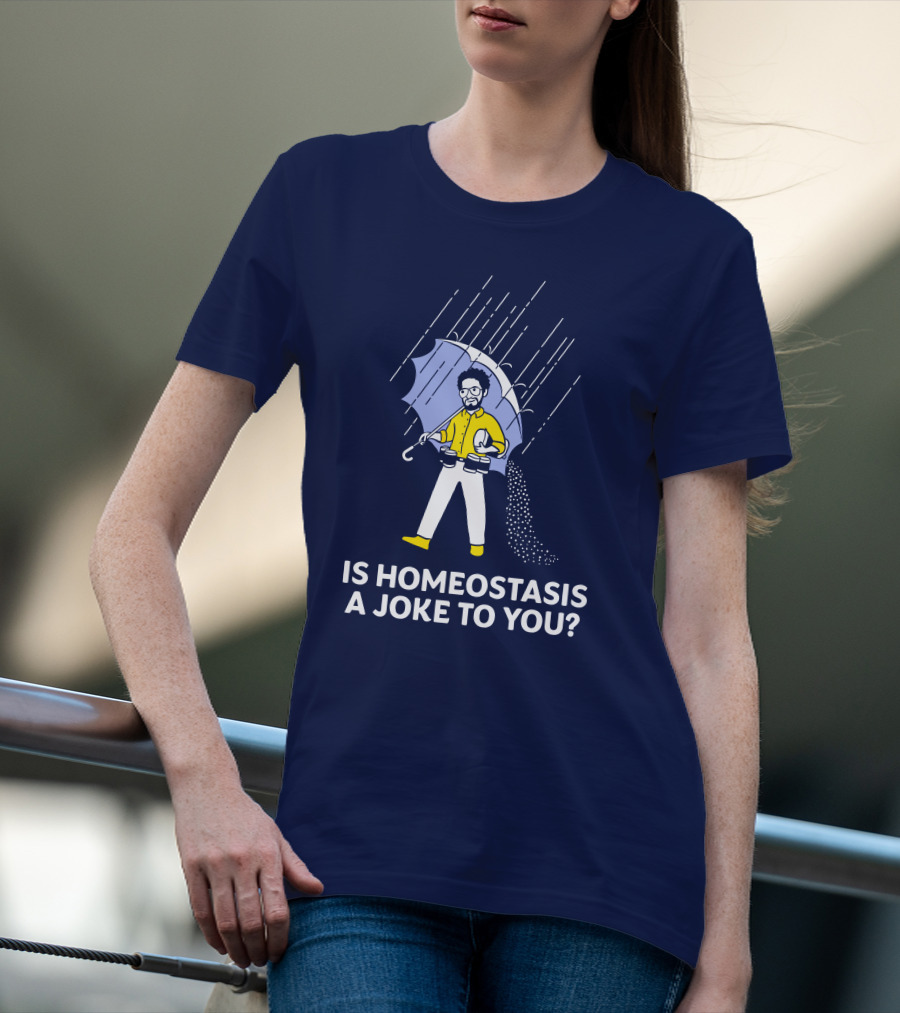 Dr. Glaucomflecken Is Homeostasis A Joke To You Umbrella Comic Rain T-Shirt