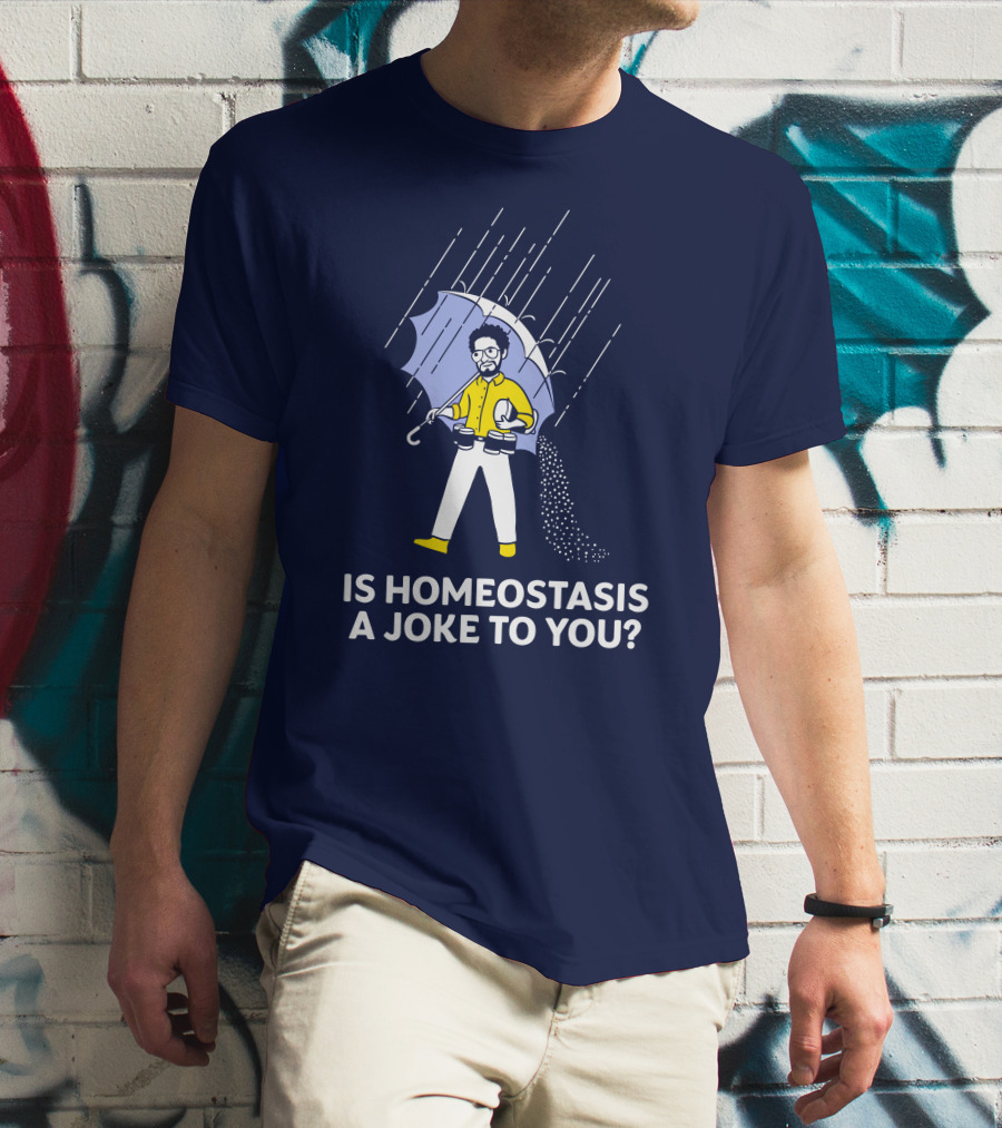 Dr. Glaucomflecken Is Homeostasis A Joke To You Umbrella Comic Rain T-Shirt