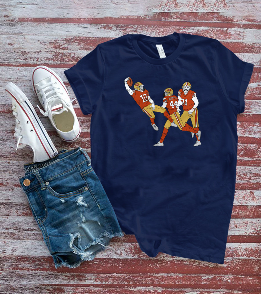 San Francisco Football Trio Marshawn Jimmy 49ers Team T-Shirt