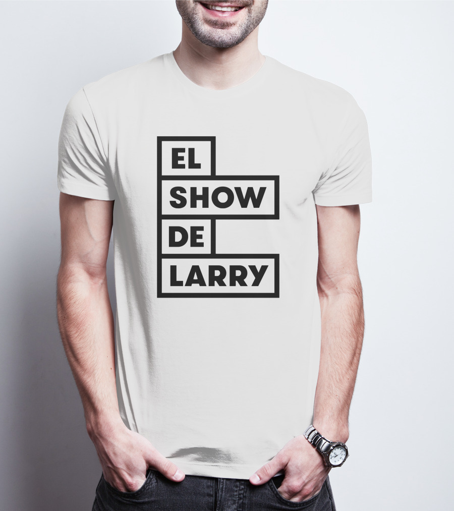 El Show De Larry Retro Block Lettering T-Shirt