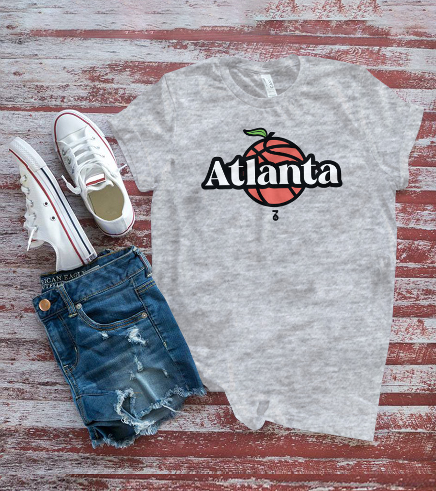Seven Six Merch Atlanta Peach Basketball T-Shirt
