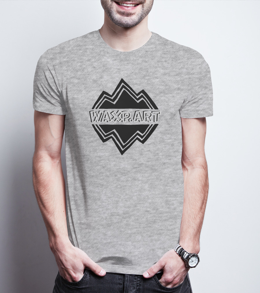 WAXP.ART Bold Geometric Emblem T-Shirt
