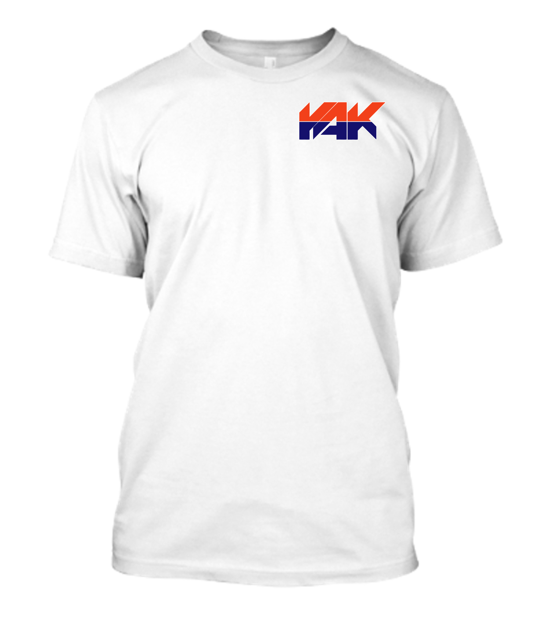 Yak Team Logo Bold Red And Blue T-Shirt