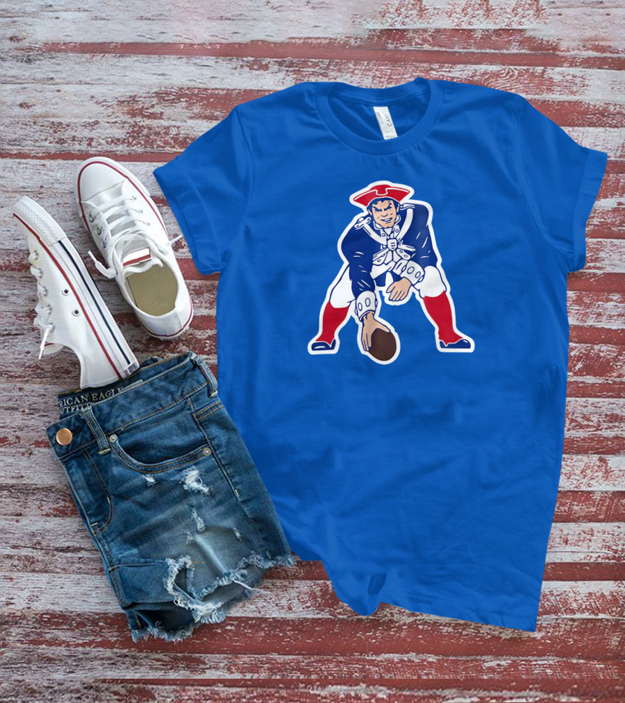 New England Patriots Sideline Arch Jersey Football Retro T-Shirt
