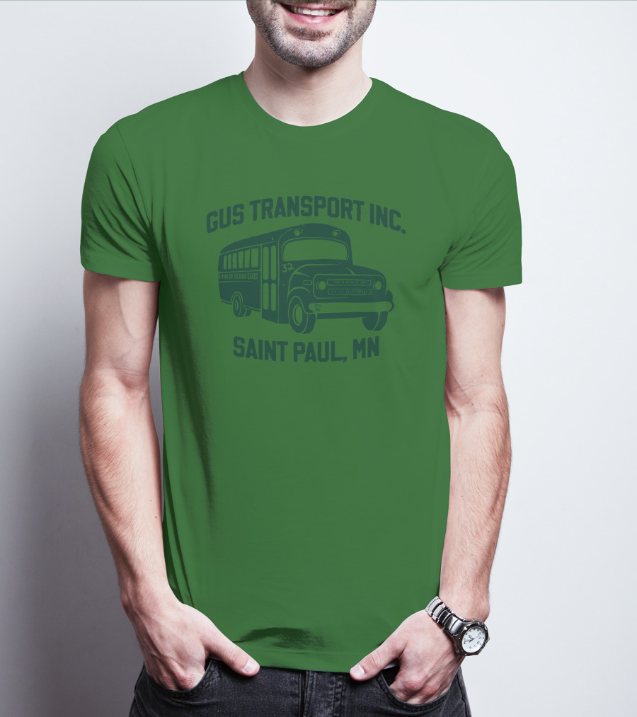 Gus Transport Inc Saint Paul MN Vintage Bus T-Shirt