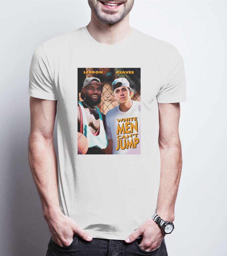 Lebron Reaves White Men Can't Jump Basketball Movie T-Shirt