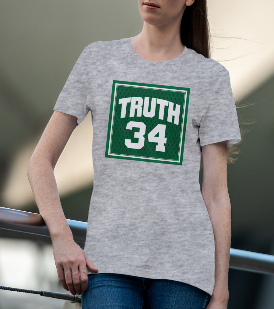 Boston Celtics Truth 34 Green Jersey T-Shirt