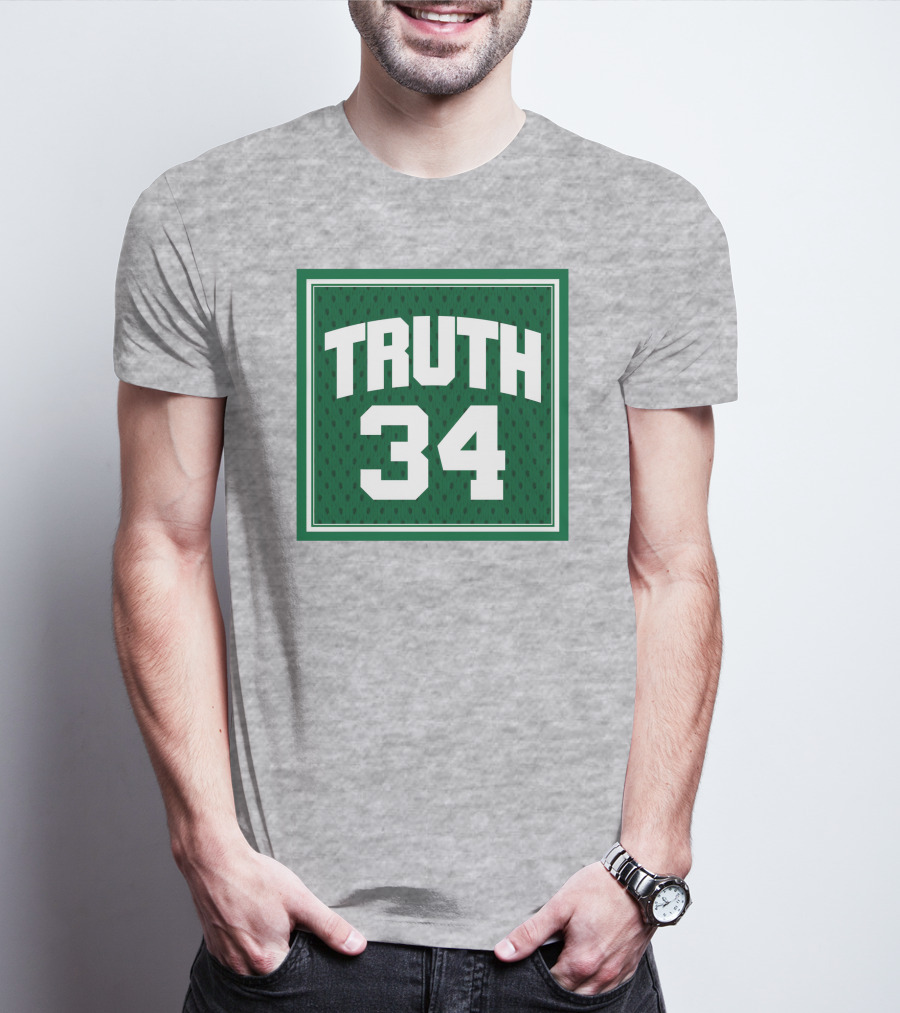 Boston Celtics Truth 34 Green Jersey T-Shirt