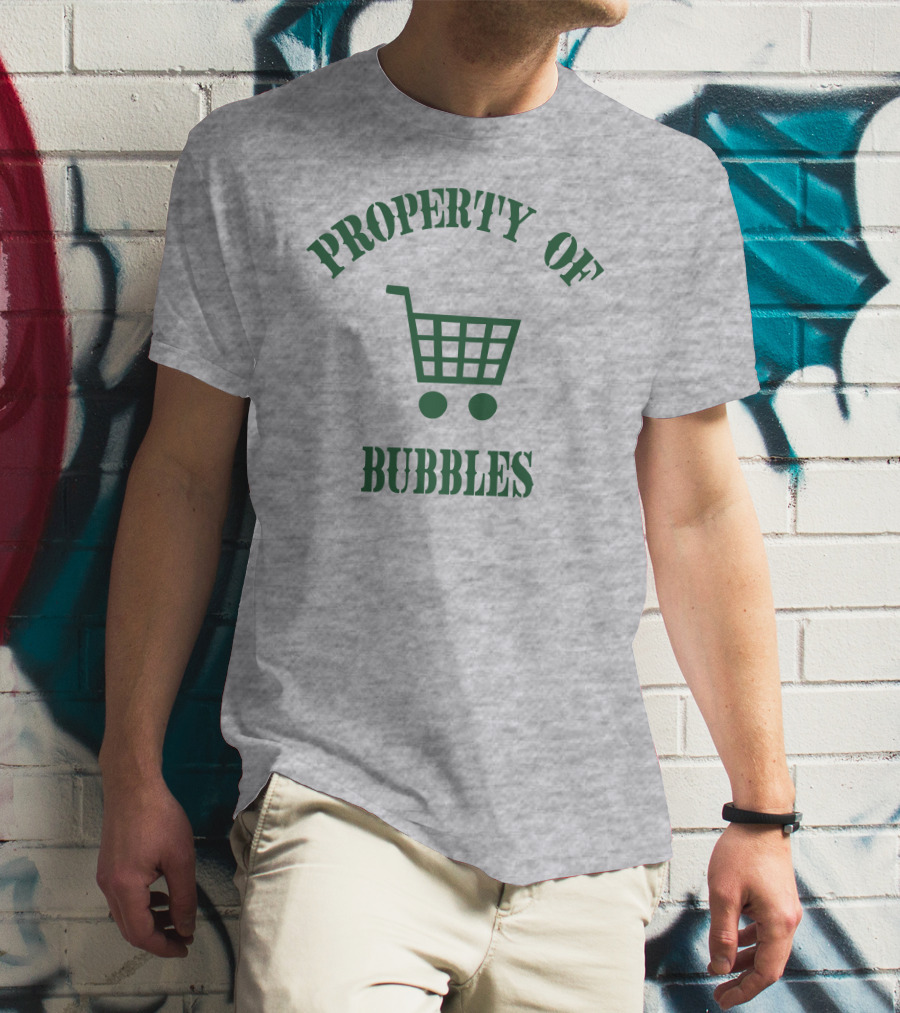 Property Of Bubbles Ziggy Sobotka Shopping Cart T-Shirt