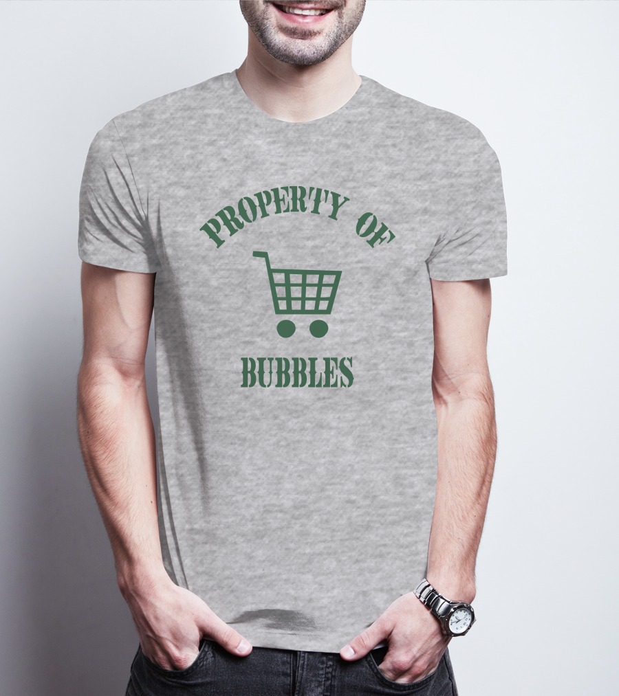 Property Of Bubbles Ziggy Sobotka Shopping Cart T-Shirt