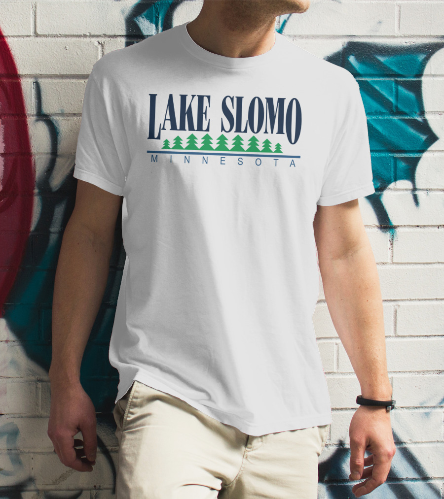 Lake Slomo Minnesota Pine Trees T-Shirt