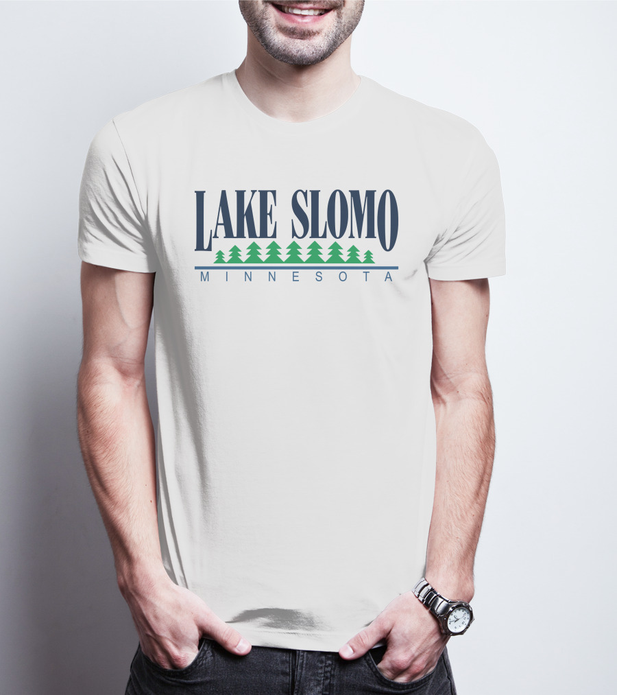 Lake Slomo Minnesota Pine Trees T-Shirt