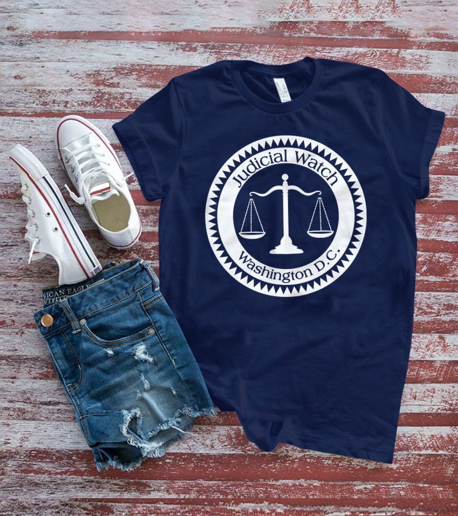 Judicial Watch Washington D.C. Scales Of Justice Seal T-Shirt