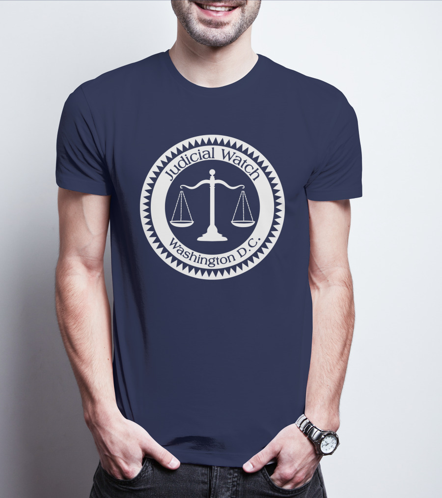 Judicial Watch Washington D.C. Scales Of Justice Seal T-Shirt
