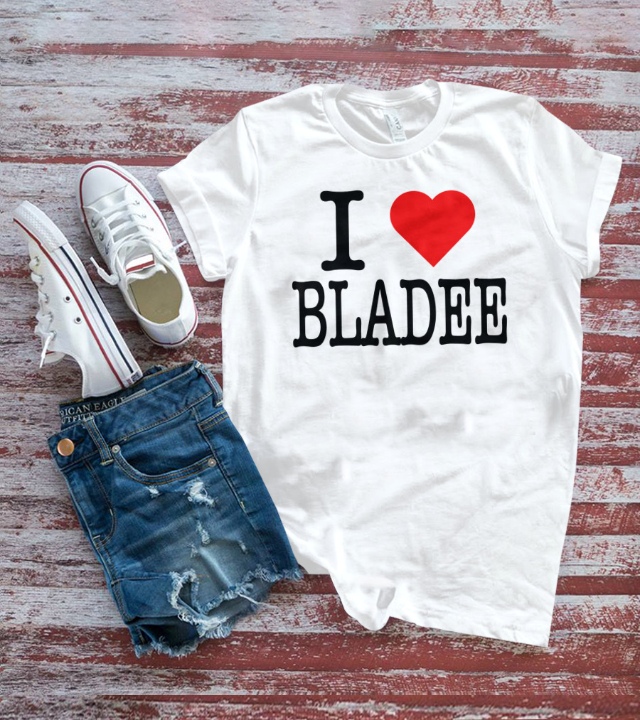 I Love Bladee Heart Symbol Fandom T-Shirt