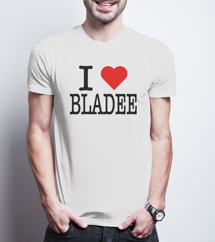 I Love Bladee Heart Symbol Fandom T-Shirt