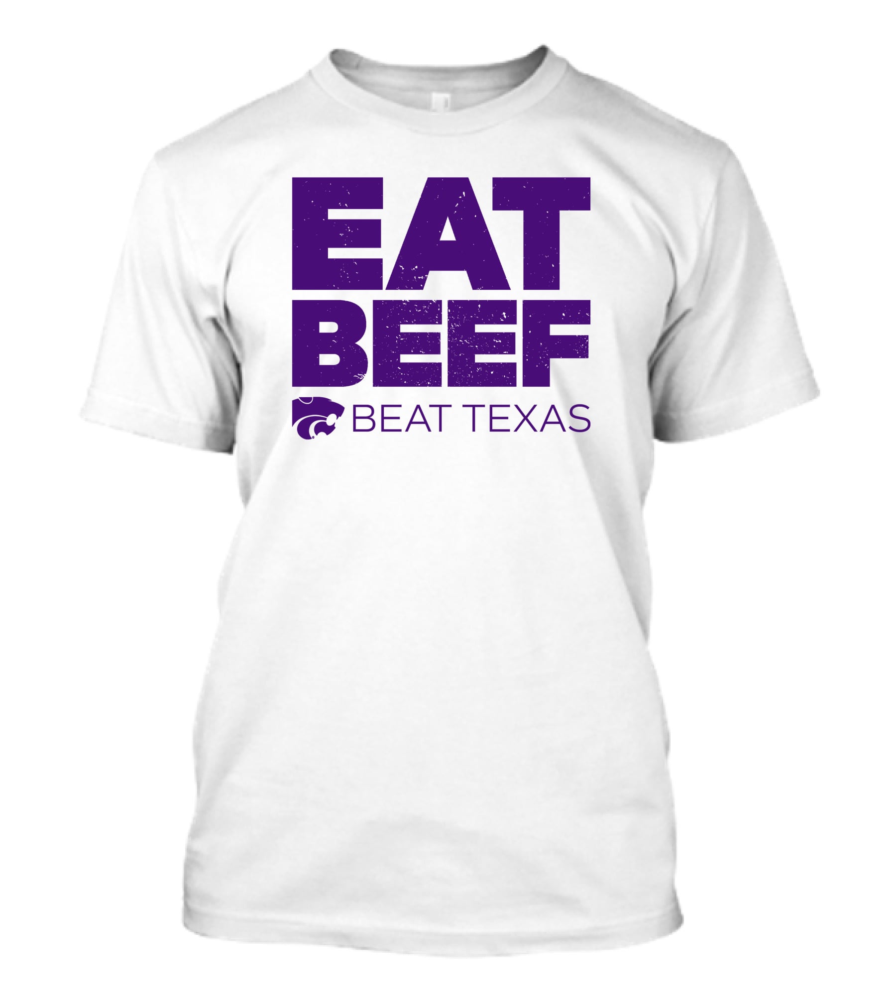 K-State Wildcats Eat Beef Beat Texas Basketball Rivalry T-Shirt