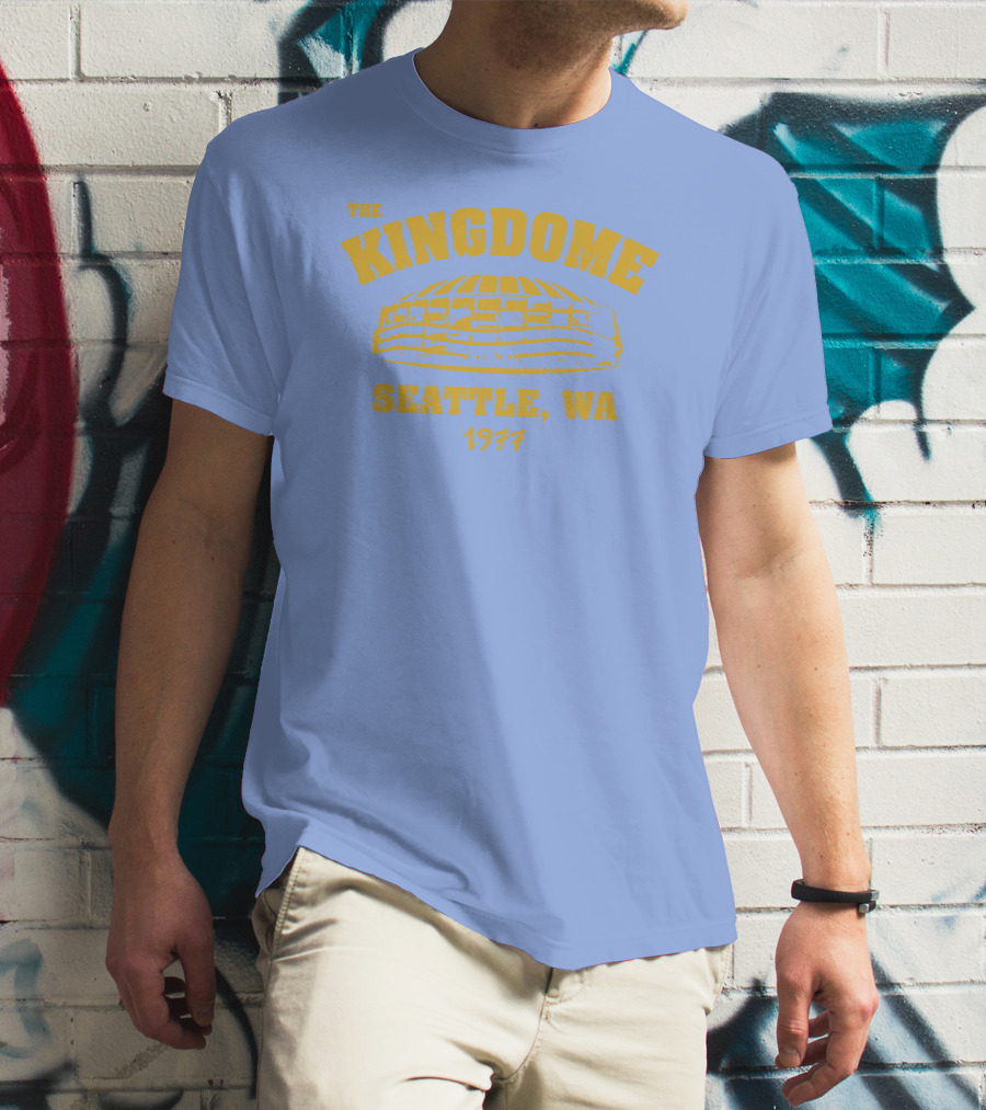 Simply Seattle Merch The Kingdome Seattle WA 1977 Retro Stadium T-Shirt