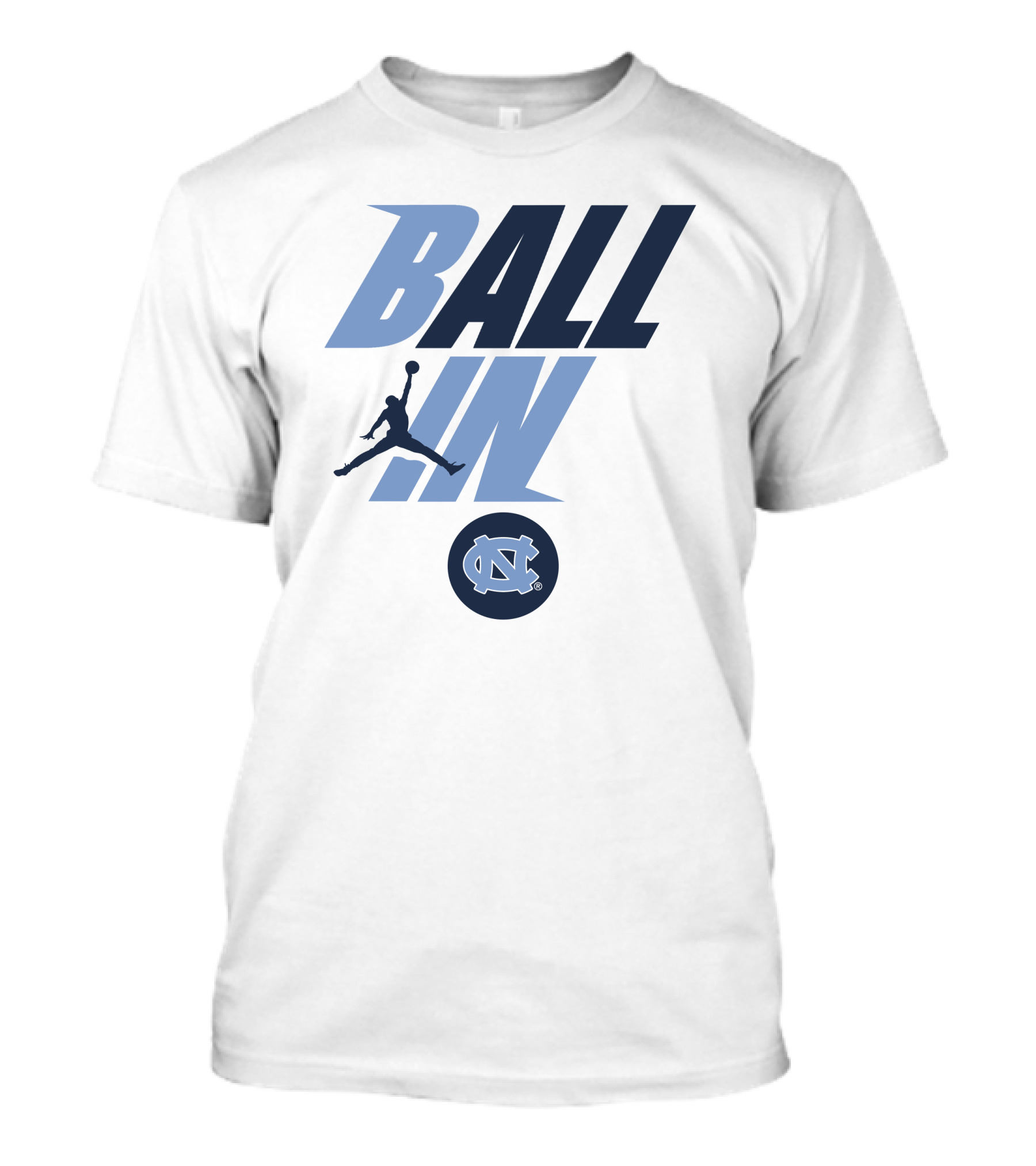 Goheels Shop Jordan Brand North Carolina Tar Heels Ball In Jumpman T-Shirt