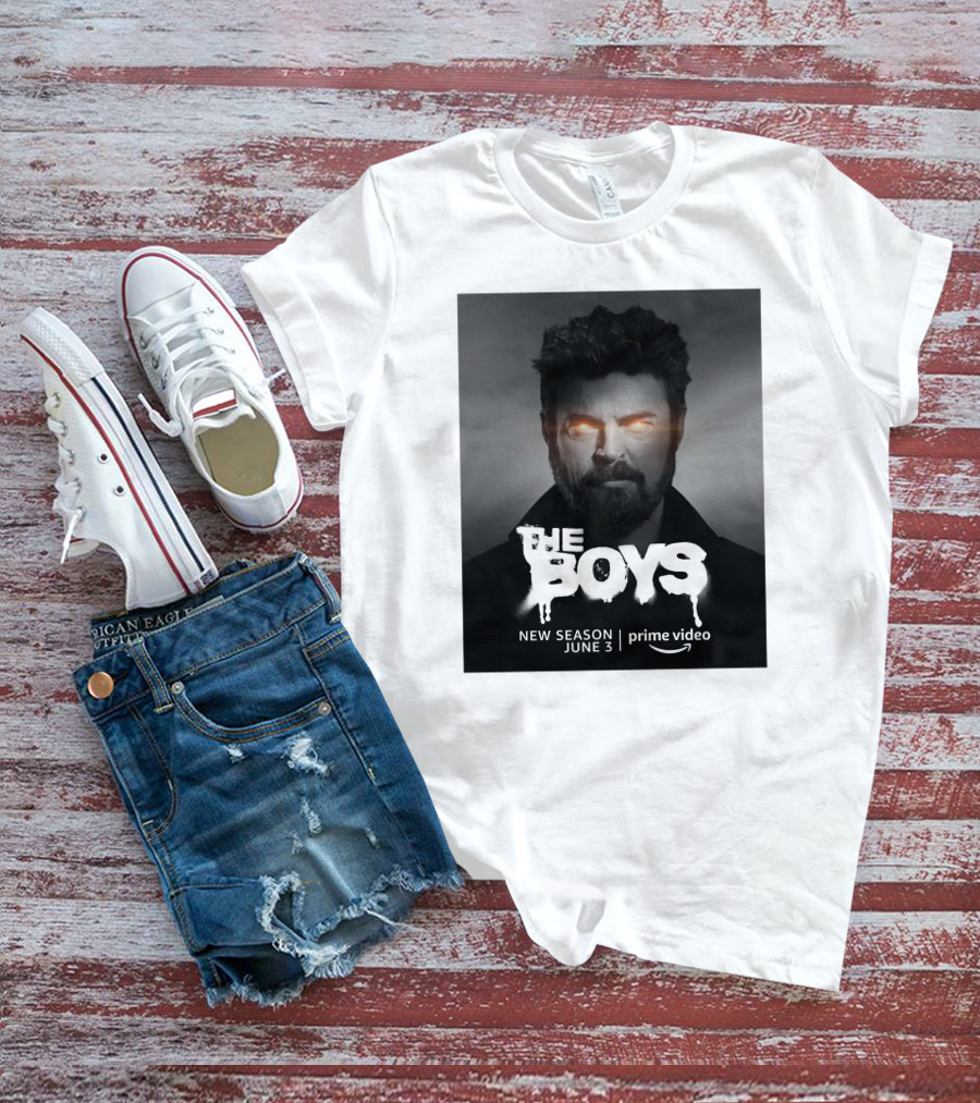 The Boys New Season June 3 Prime Video Superhero Dark T-Shirt