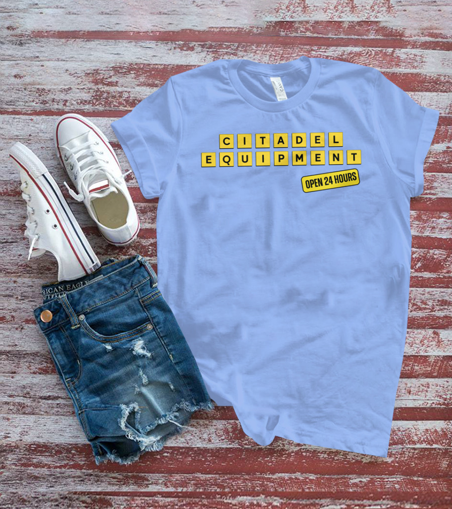 Citadel Equipment Open 24 Hours Kevin Yeager T-Shirt