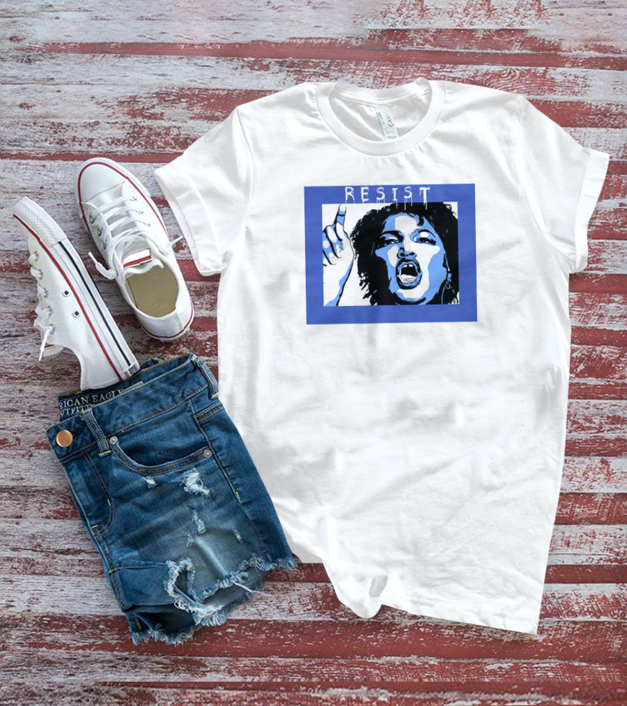 Liberal World Gear Company Merch Resist Stacey Abrams T-Shirt
