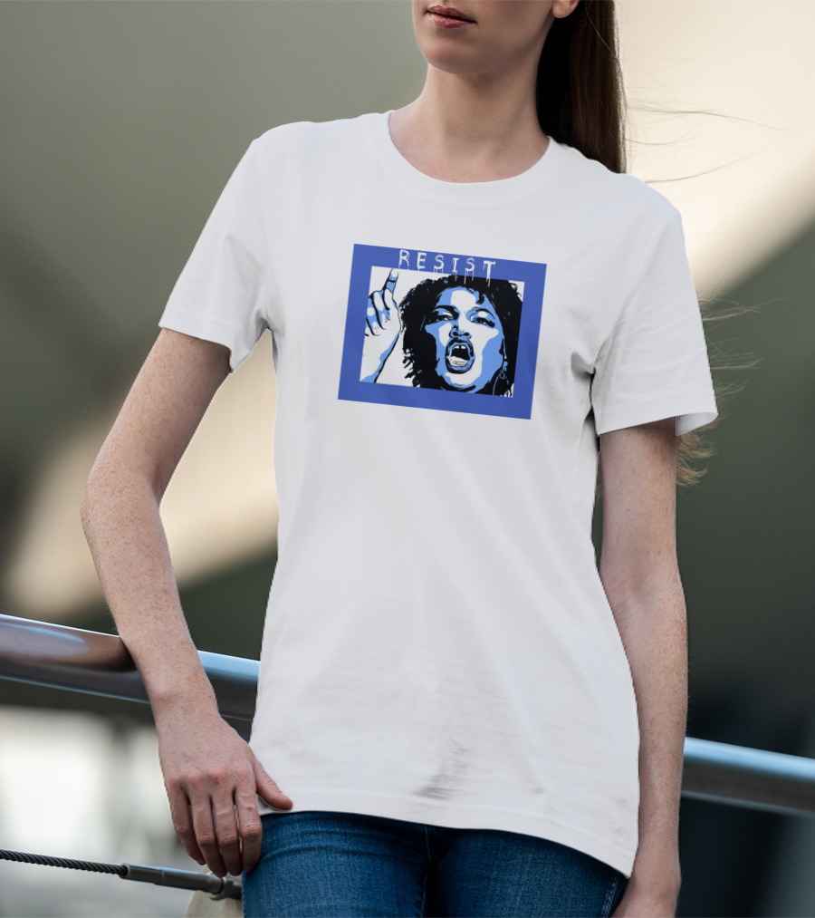 Liberal World Gear Company Merch Resist Stacey Abrams T-Shirt