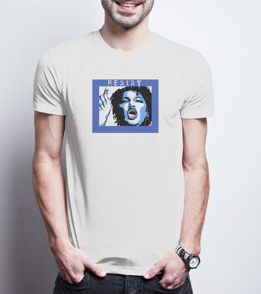 Liberal World Gear Company Merch Resist Stacey Abrams T-Shirt