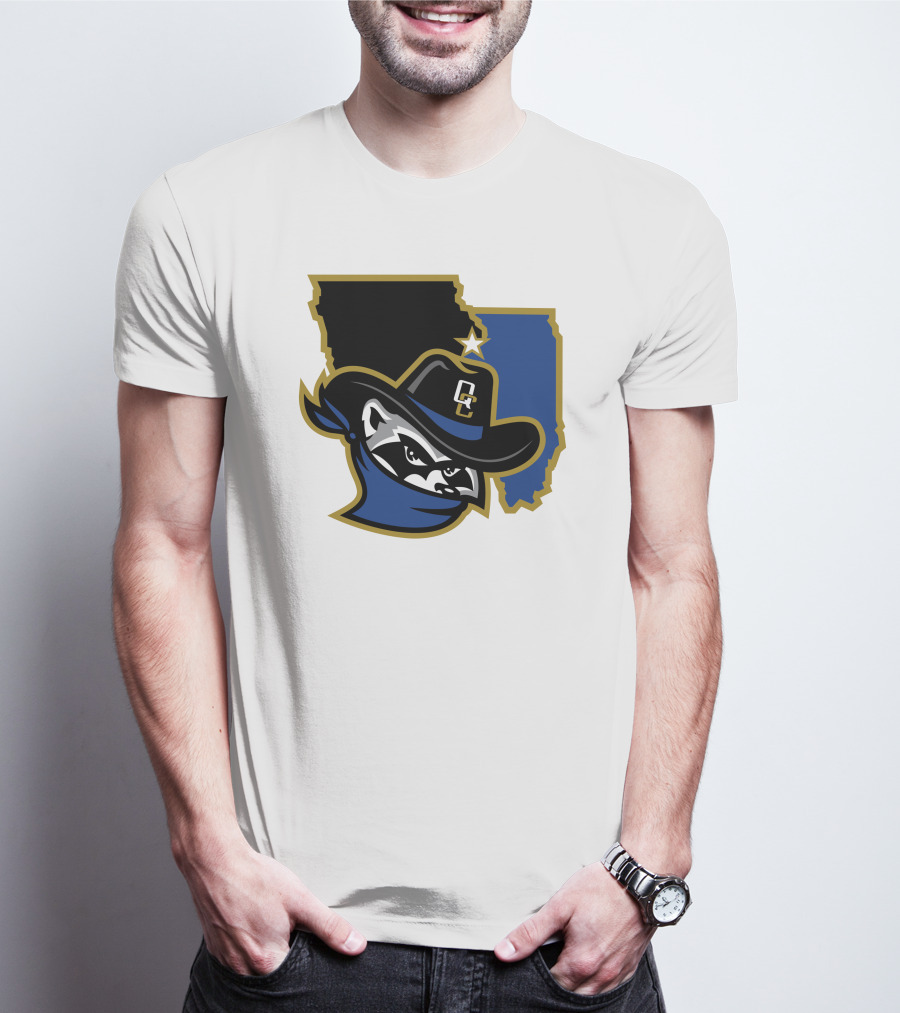 Quad Cities River Bandits Midwest League Baseball Logo 22 T-Shirt