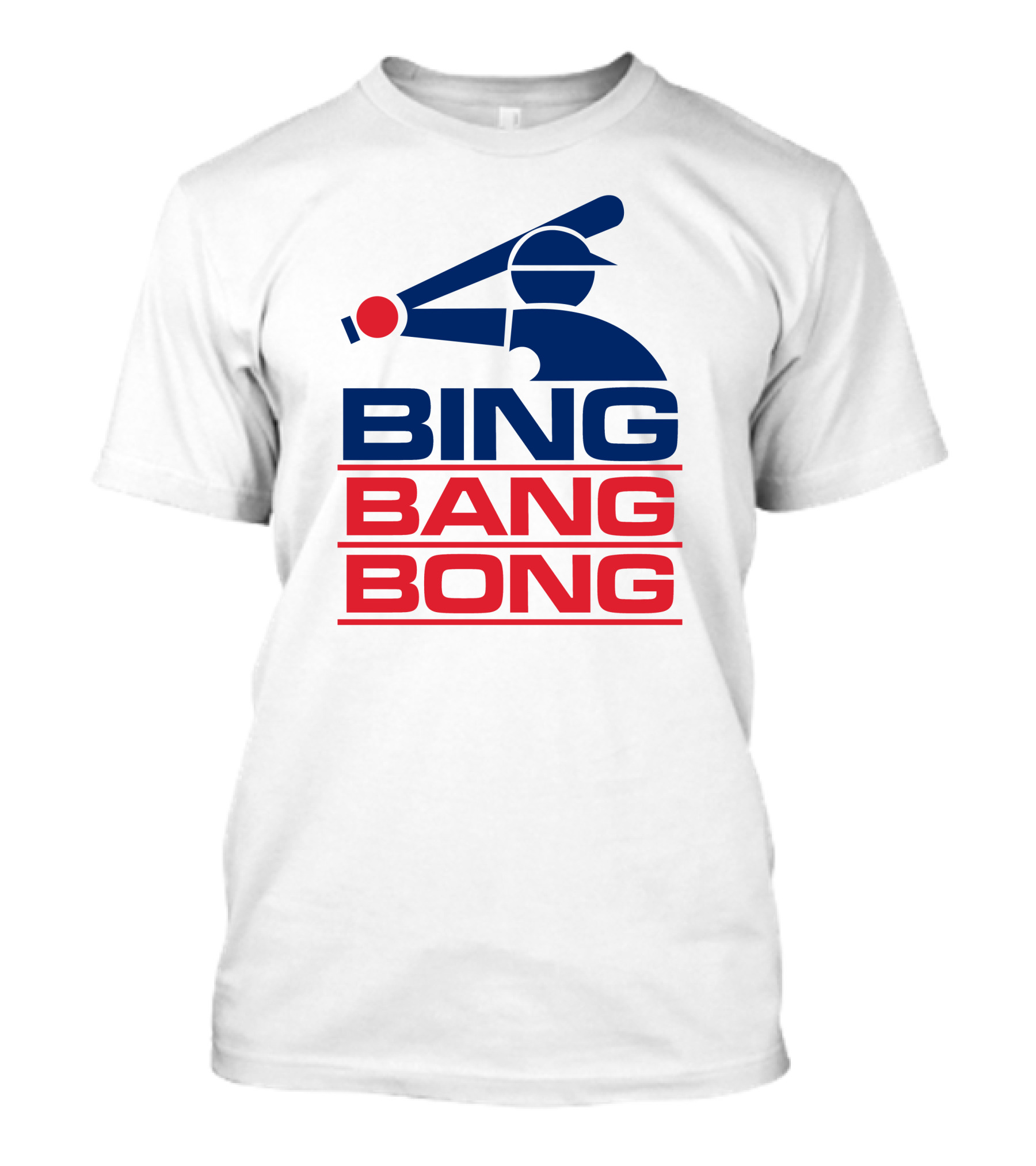 Bing Bang Bong Baseball Player T-Shirt