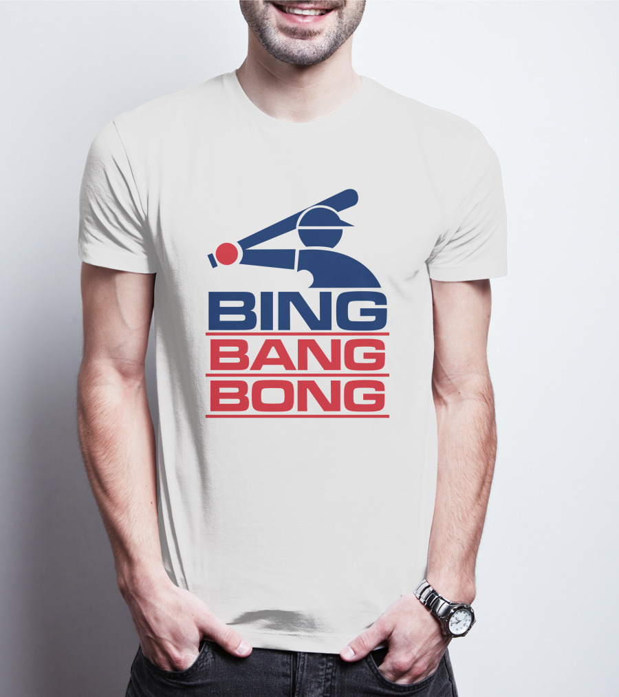 Bing Bang Bong Baseball Player T-Shirt