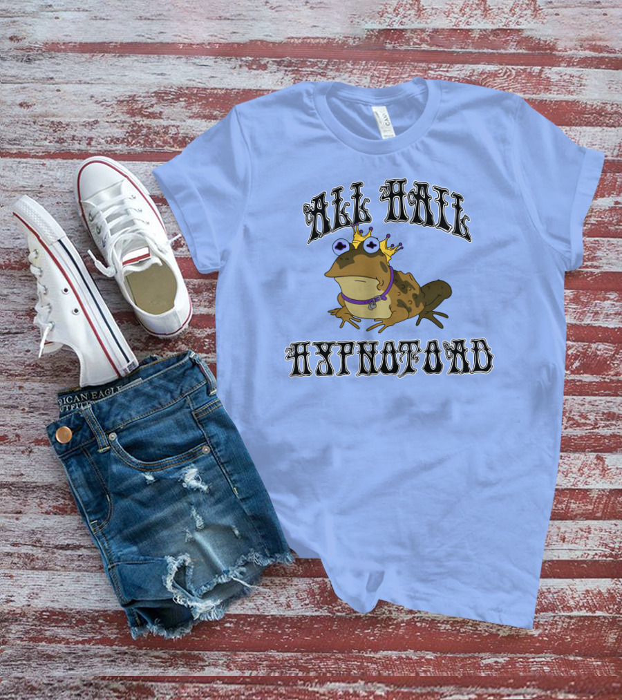 All Hail Hypnotoad Futurama Iconic Frog With Crown And Hypnotic Eyes T-Shirt