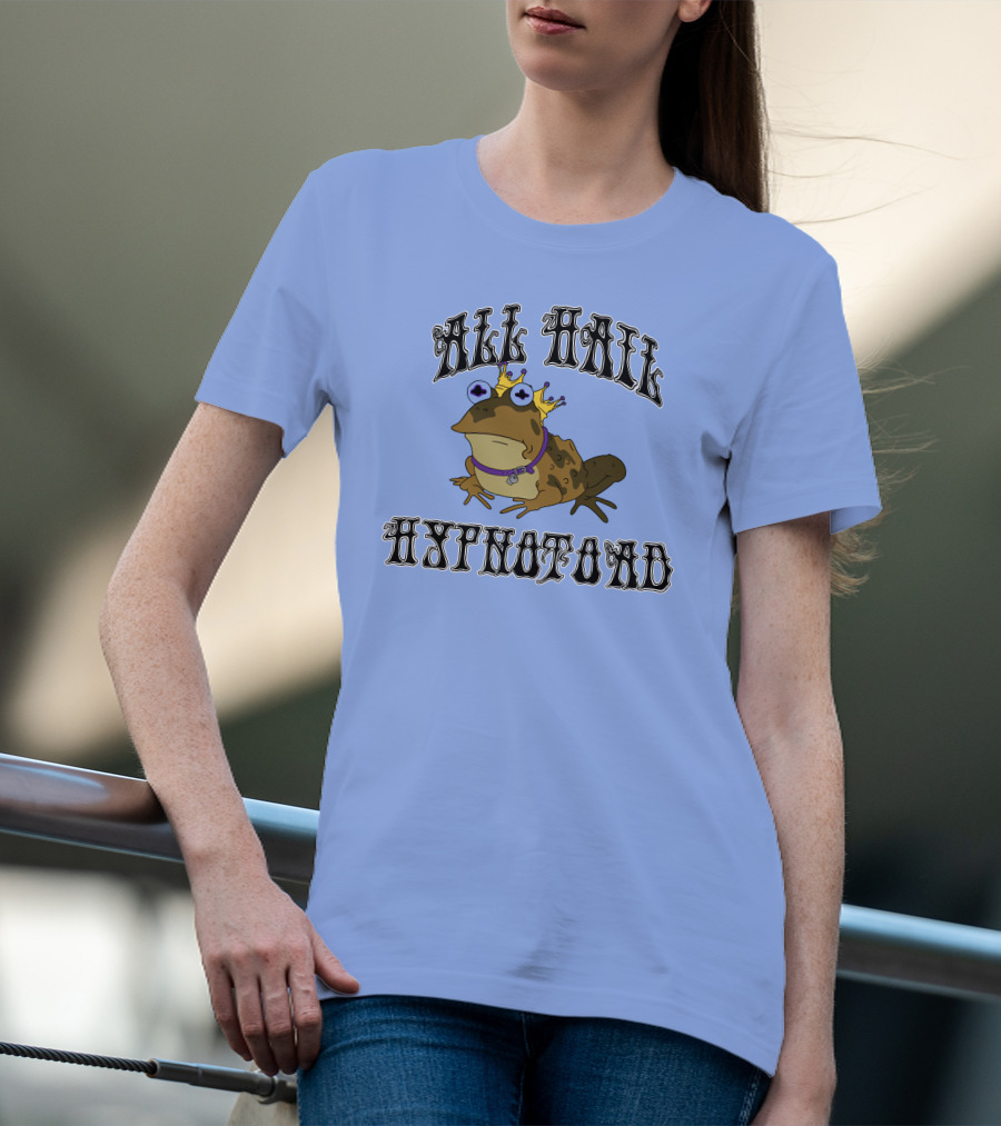 All Hail Hypnotoad Futurama Iconic Frog With Crown And Hypnotic Eyes T-Shirt