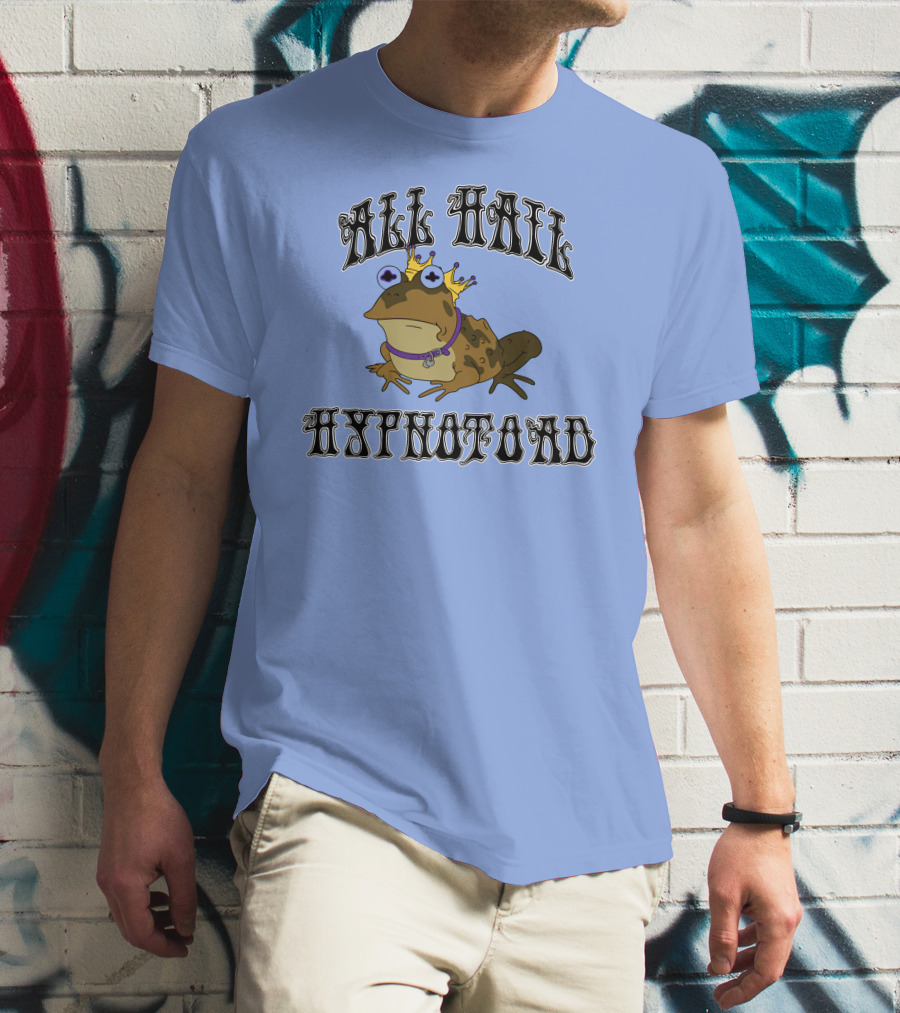 All Hail Hypnotoad Futurama Iconic Frog With Crown And Hypnotic Eyes T-Shirt